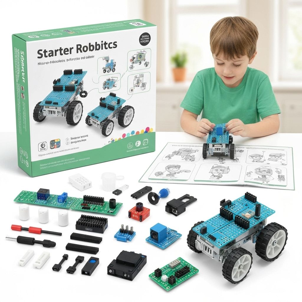 Starter Robotics Kit with chassis, motors and controller